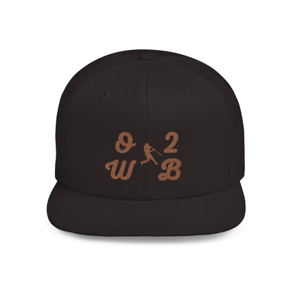 Once We Were Ballplayers Flat Bill Snapback